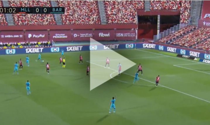 Arturo Vidal STRZELA GOLA Mallorce w 2 minucie! [VIDEO]